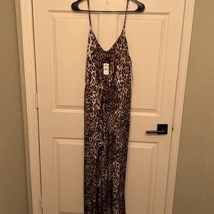 Express leopard jumpsuit